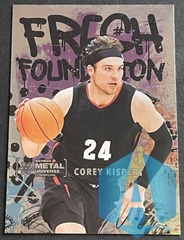 2021 UD Skybox Metal Universe Champions RC Fresh Foundation FF45 Corey Kispert